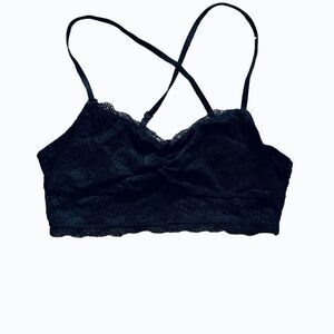 Aeri Black Lace Bralette Size Medium